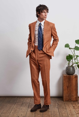 Foxy Houndstooth Check