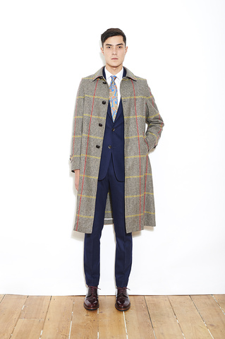 Tokyo Check Tyrol Overcoat