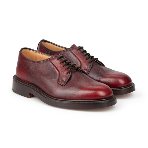 Burnt Burgundy Kudu Derby Shoe