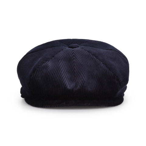Navy Corduroy Baker Boy