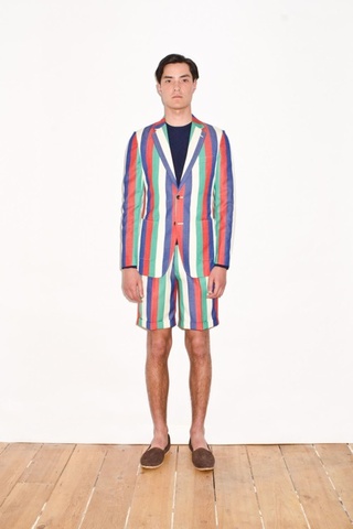 RGB Striped Wool Suit