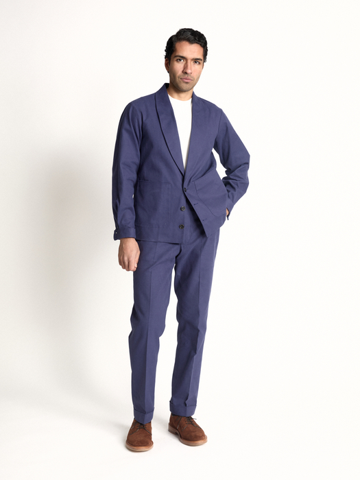 Blue Cotton Canvas