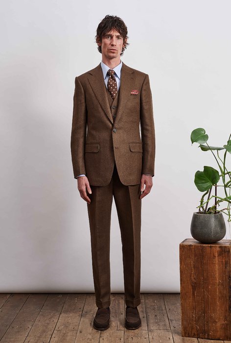 Oak Herringbone Wopol Linen