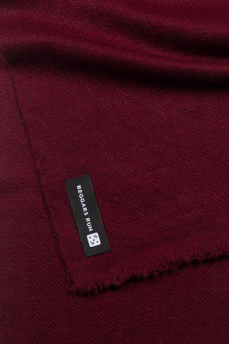 Burgundy Cashmere Scarf