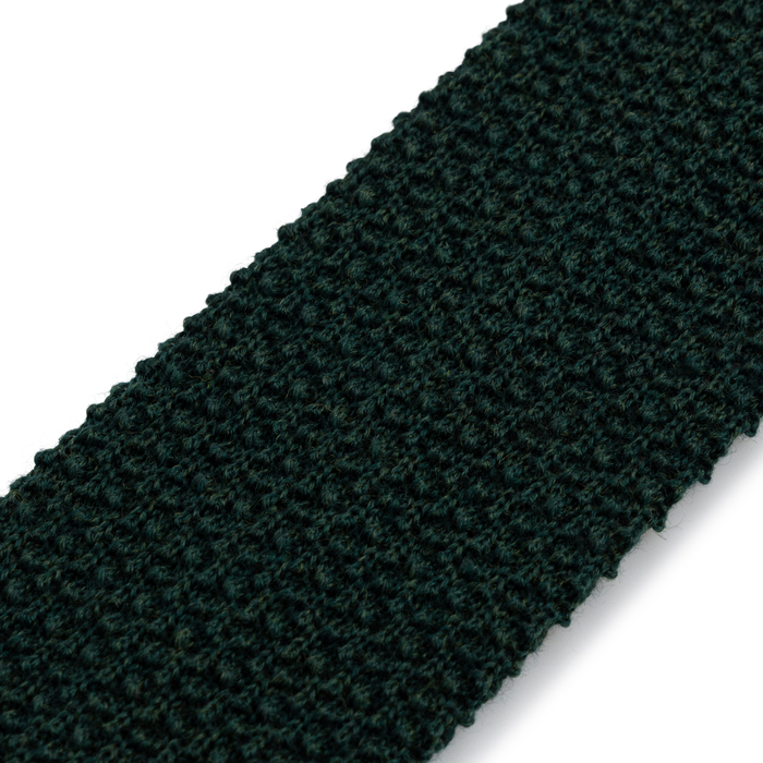 Green Knitted Wool Tie