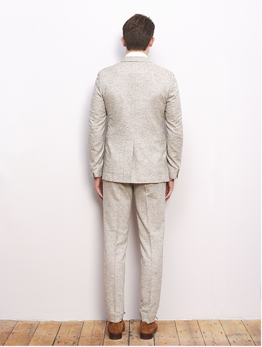 Oat Fleck Wool Silk