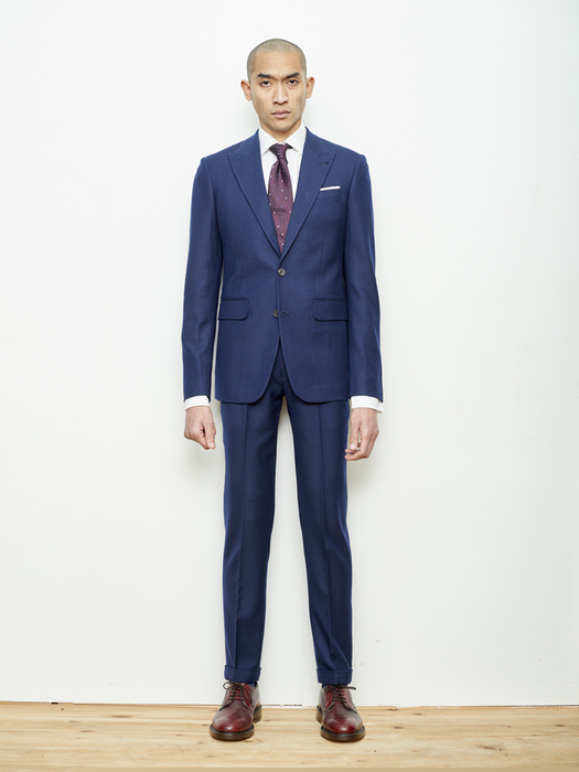 Navy Twill LGB Wool