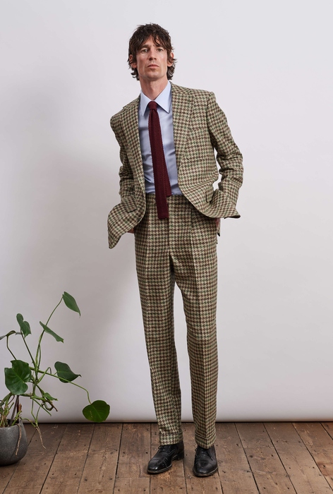 Cedar Houndstooth Check