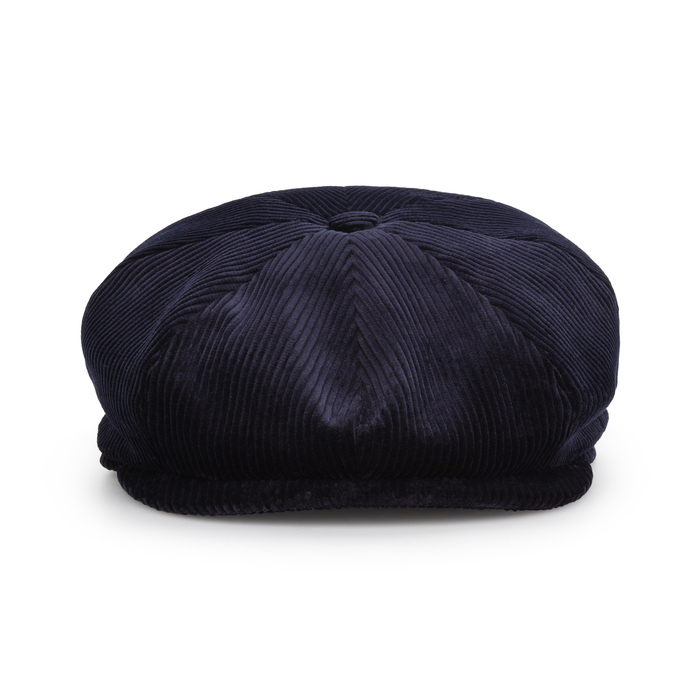 Navy Corduroy Baker Boy