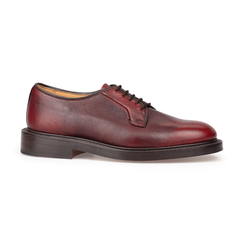 Burnt Burgundy Kudu Derby Shoe