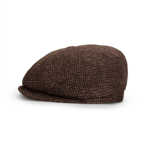 Undyed Brown Lambswool Baker Boy