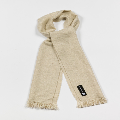 Undyed Cashmere Scarf