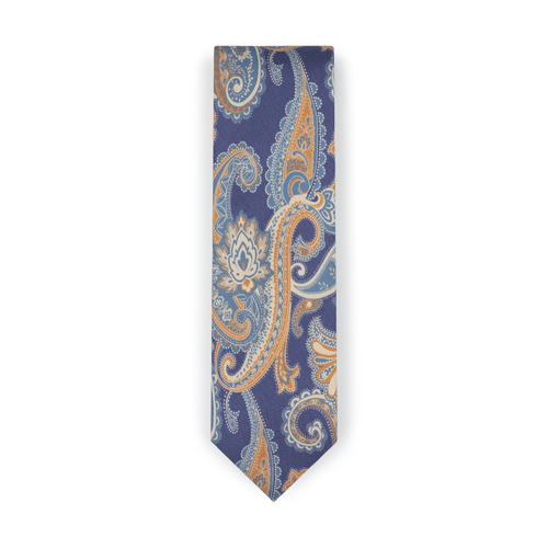 Blue Paisley Affair Silk Tie