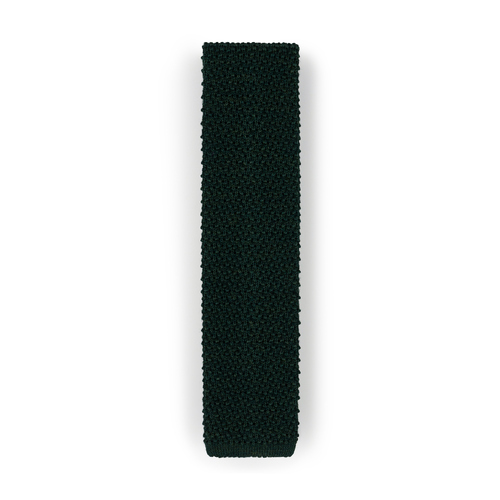 Green Knitted Wool Tie