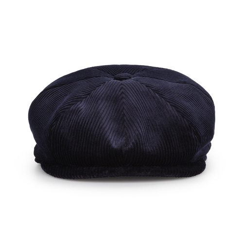 Navy Corduroy Baker Boy
