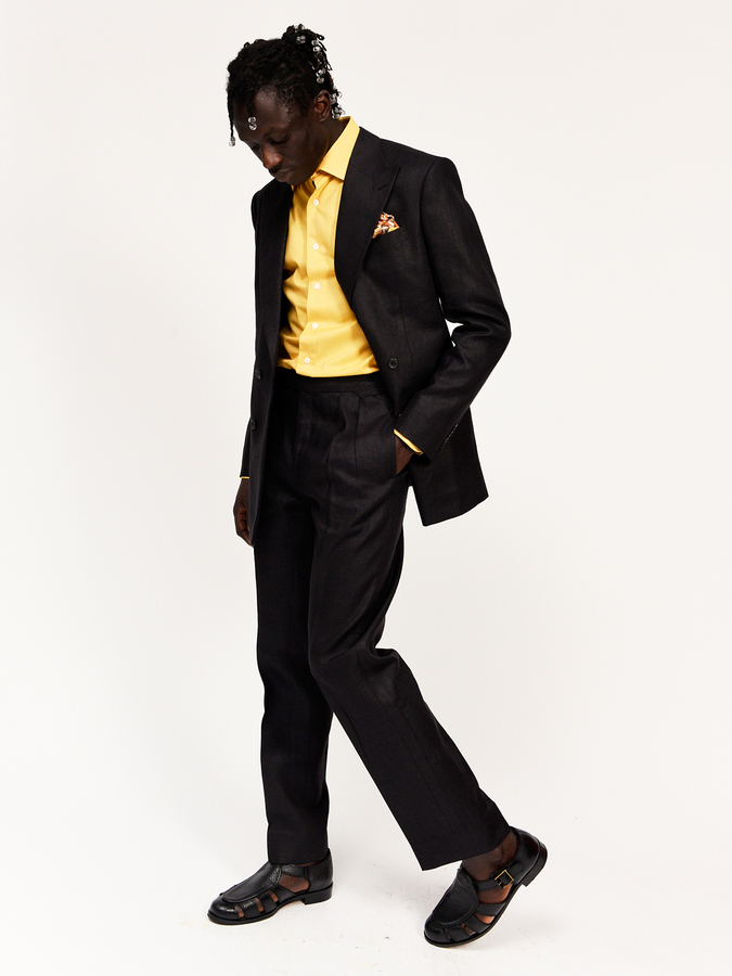Image of Black Irish Linen