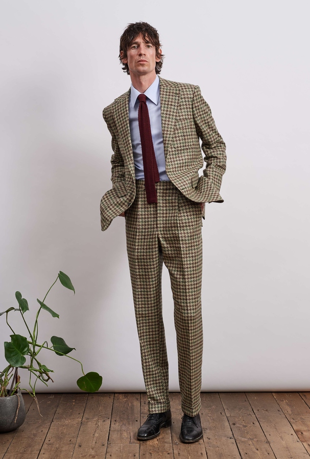 Cedar Houndstooth Check