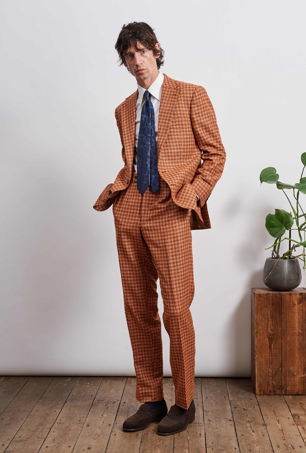 Image of Foxy Houndstooth Check