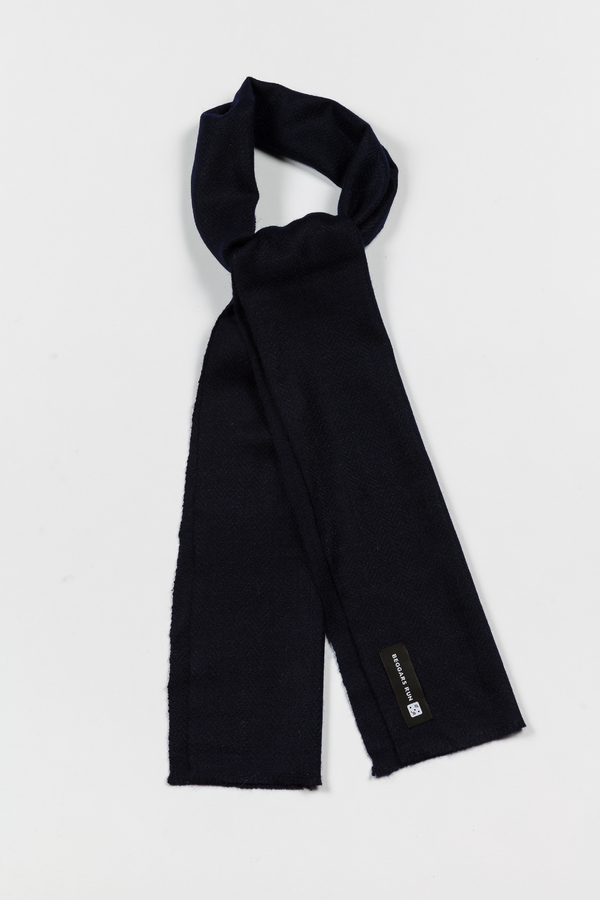 Navy Cashmere Scarf