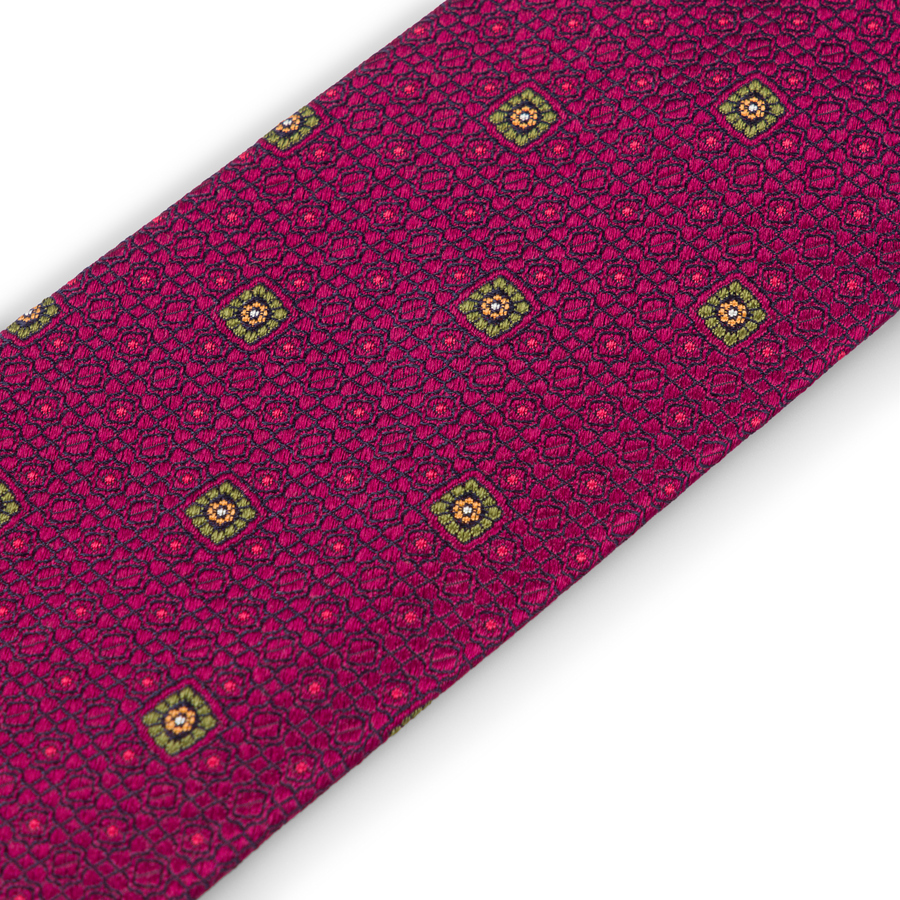 Image of Etruscan Red Silk Tie