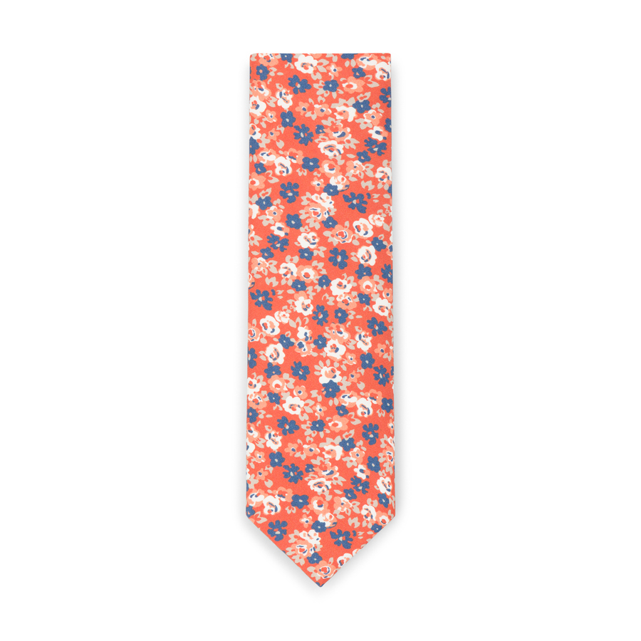 Terracotta Silk Tie