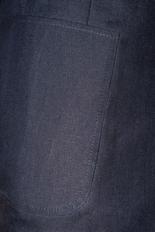 Image of Navy Irish Linen Suit