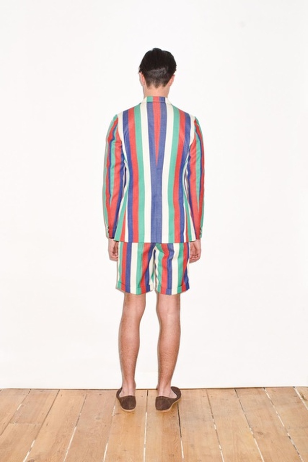 Image of RGB Striped Wool Suit
