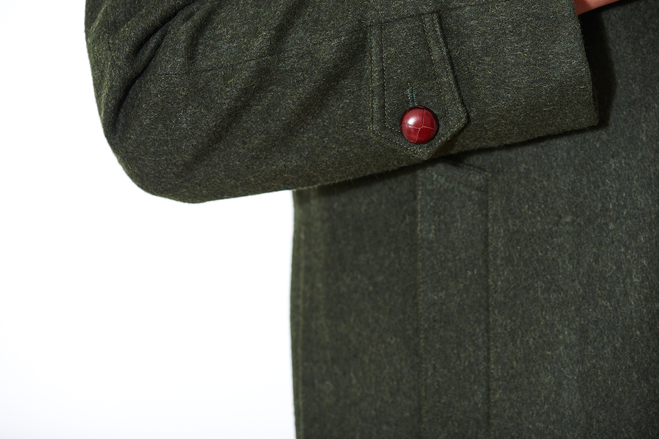 Image of Green Tyrol Wool/Alpaca Overcoat