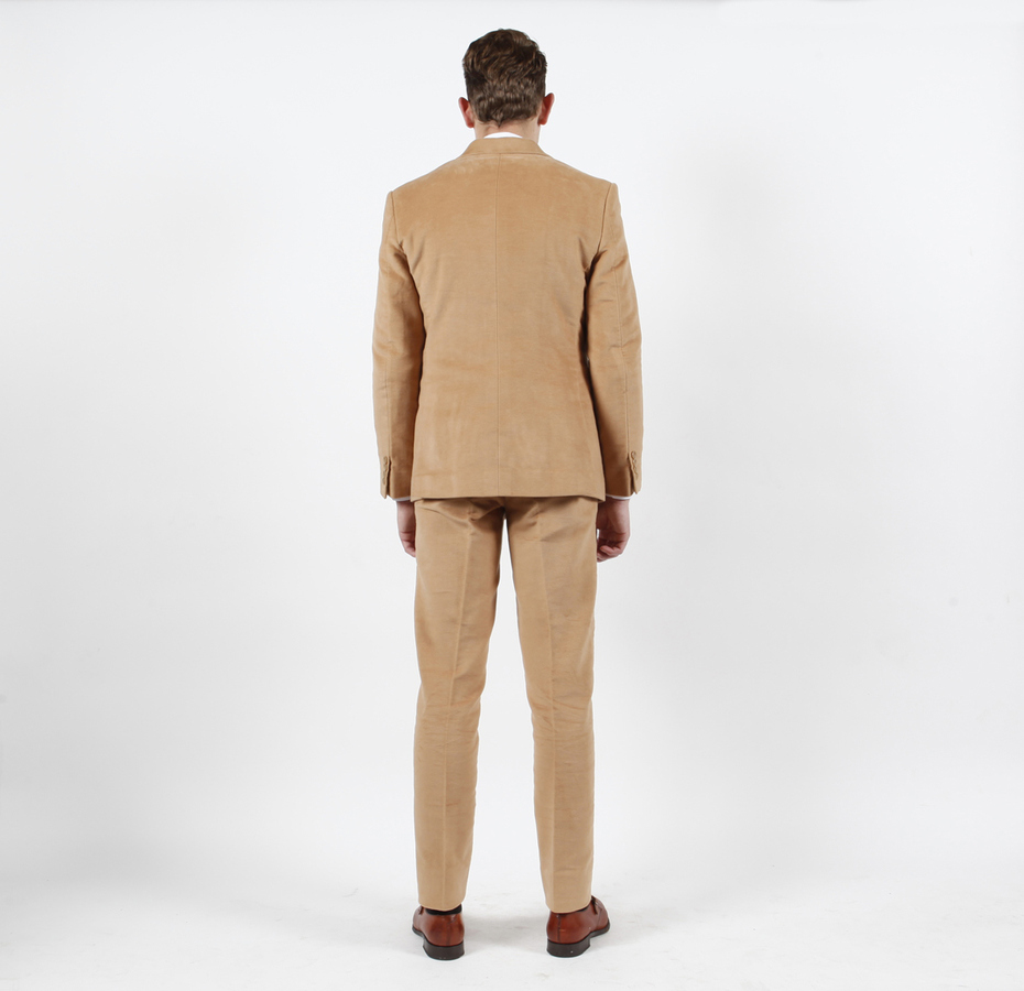 Image of Camel Moleskin Suit