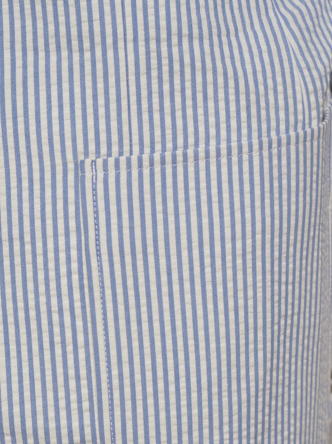 Image of Blue/White Seersucker