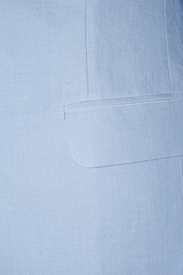 Image of Sky Blue Irish Linen Suit