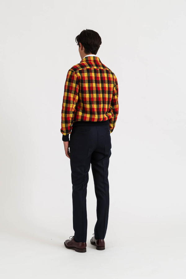 Image of Wool Check Bomber