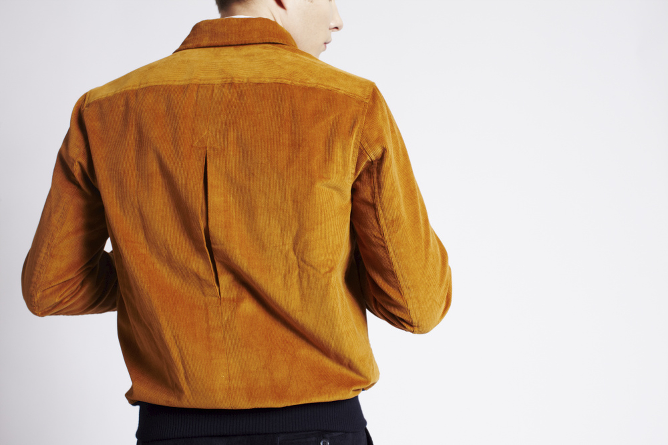 Image of Gold 11 Wale Corduroy Bomber