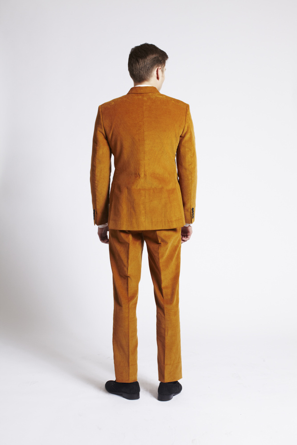 Image of Gold 11 Wale Corduroy Suit