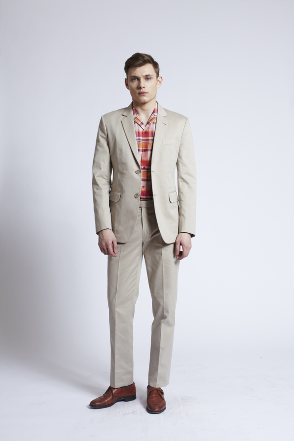 Image of Stone Cotton Drill Suit
