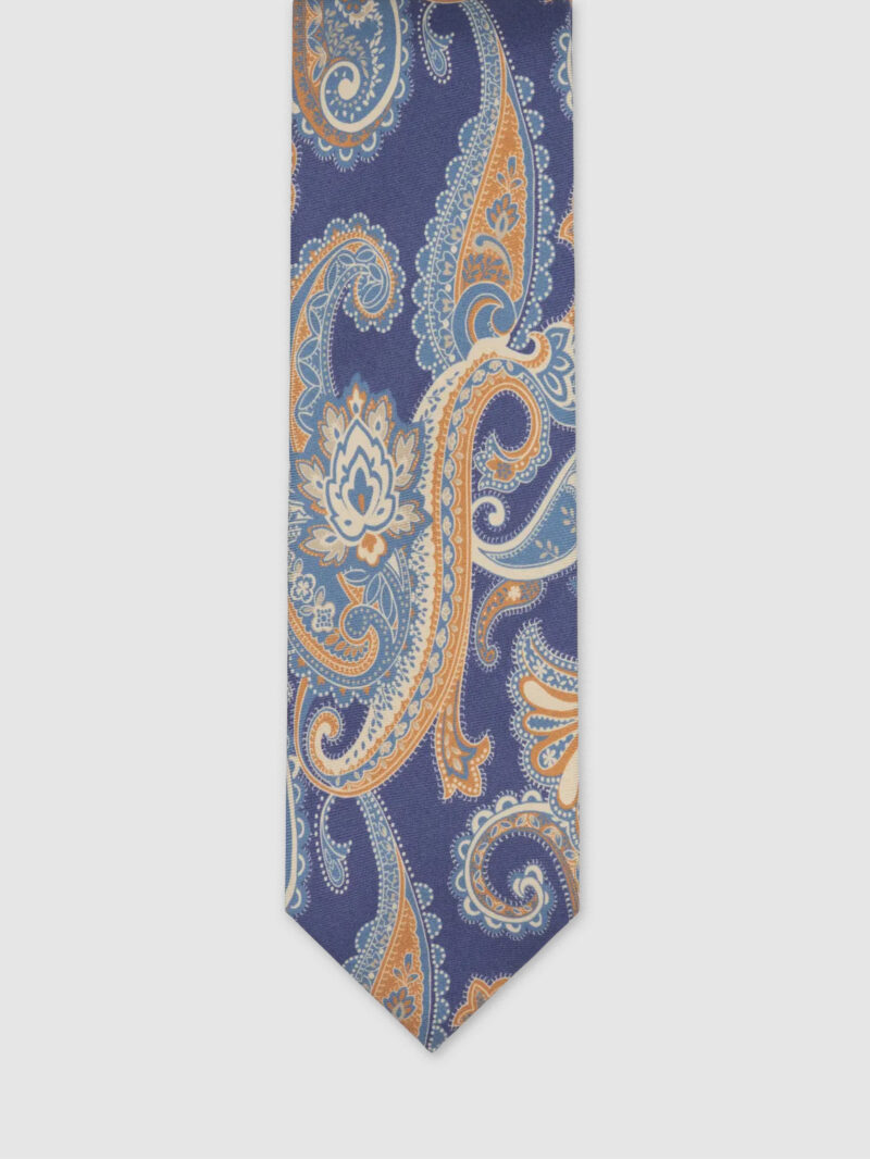 Blue Paisley Affair Silk Tie