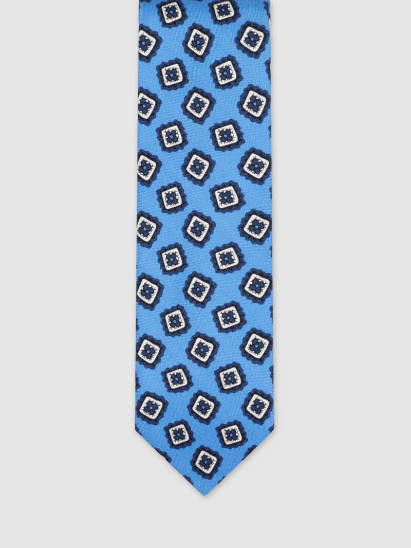Blue Square Silk