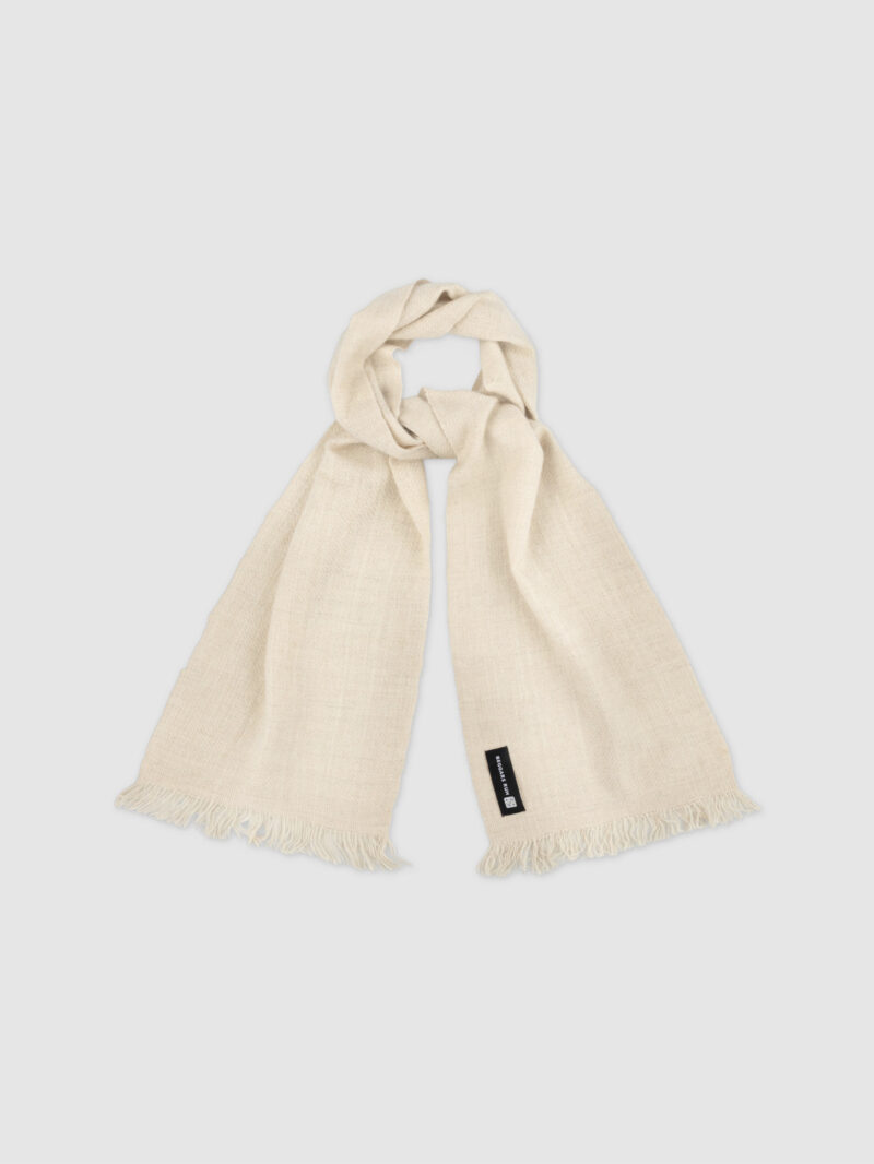 Undyed Cashmere Scarf